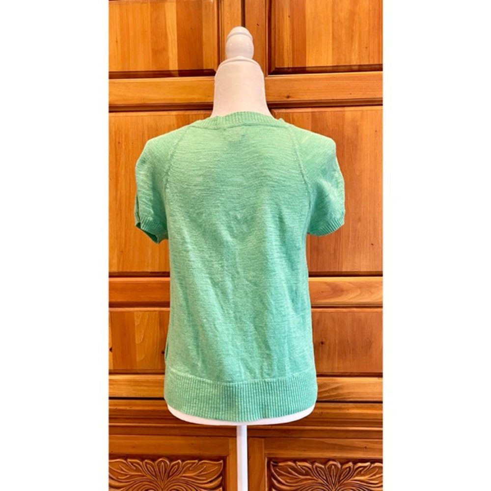 Mossimo Supply Co. Short Sleeve Sweater - Jade Green - Size M - Picture 2 of 2